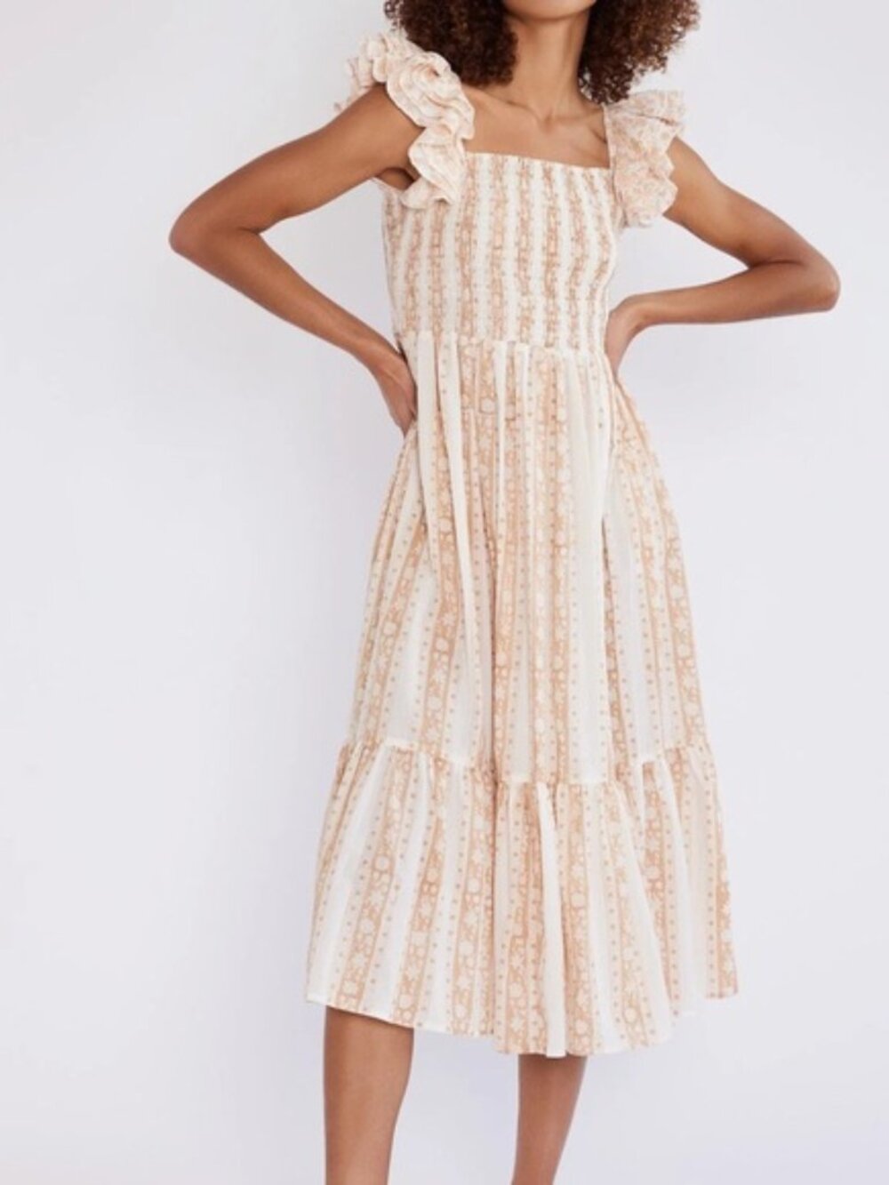 Mille Olympia Dress Mumbai Stripe XL